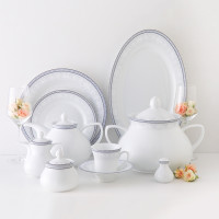 چینی زرین وایت رز شهرزاد 12 نفره درجه عالی
